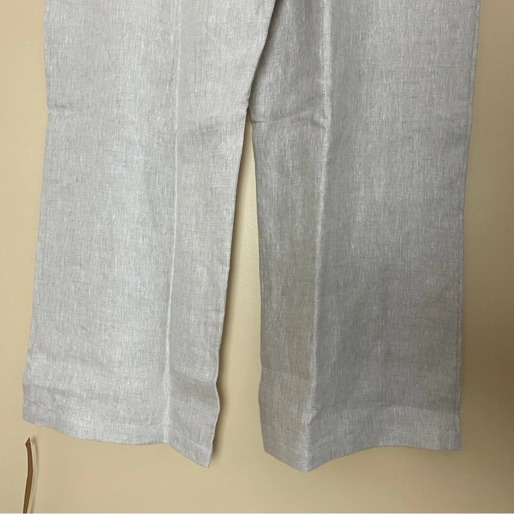 REFORMATION Vesta Linen Pant 18 NEW Quiet Luxury Old Money Minimalist Neutral